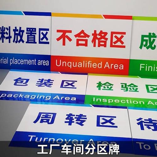 車加工區(qū)工廠車間分區(qū)牌與標(biāo)識(shí)標(biāo)牌設(shè)計(jì)指南 提升管理效率與安全性